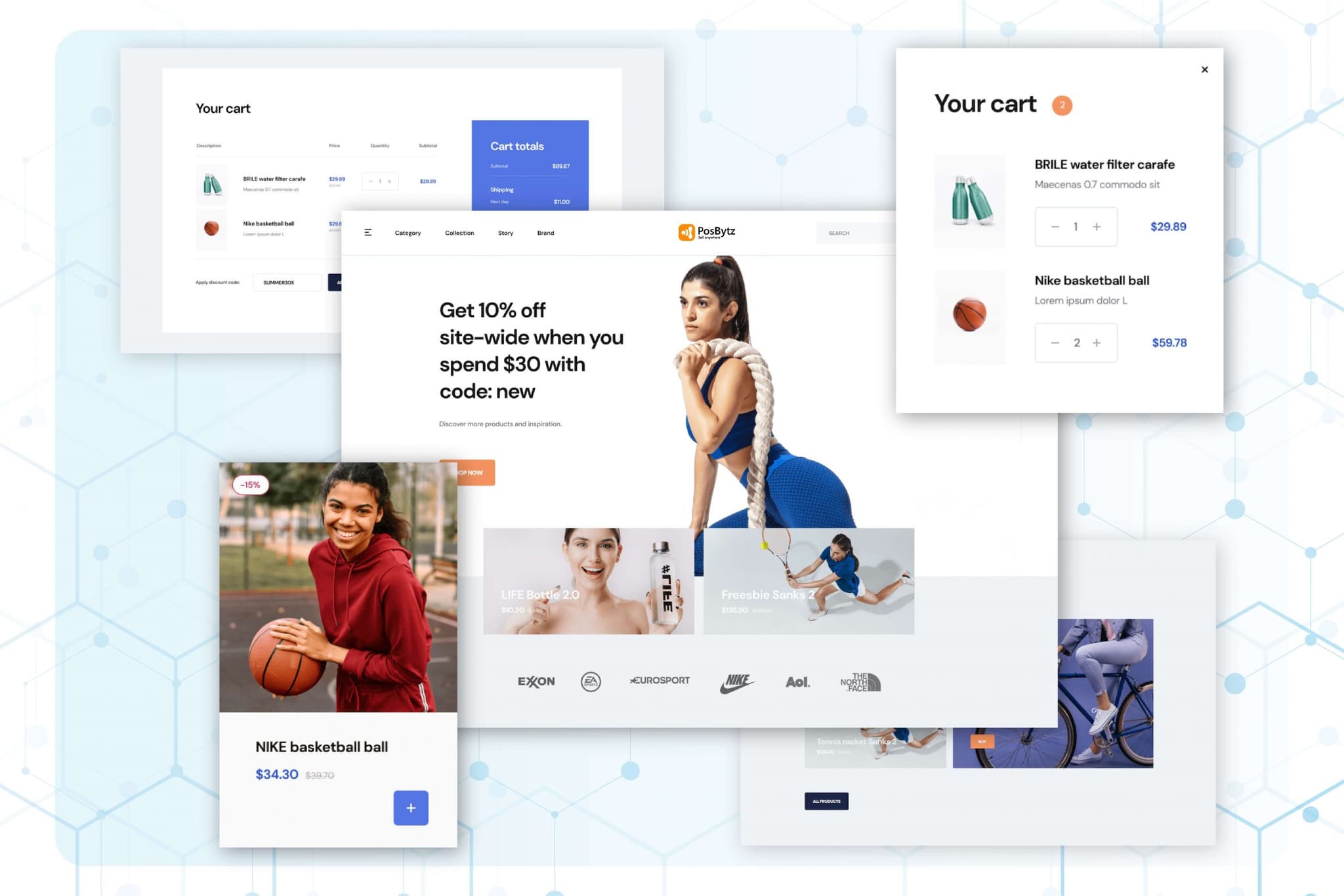 No-code e-commerce store builder